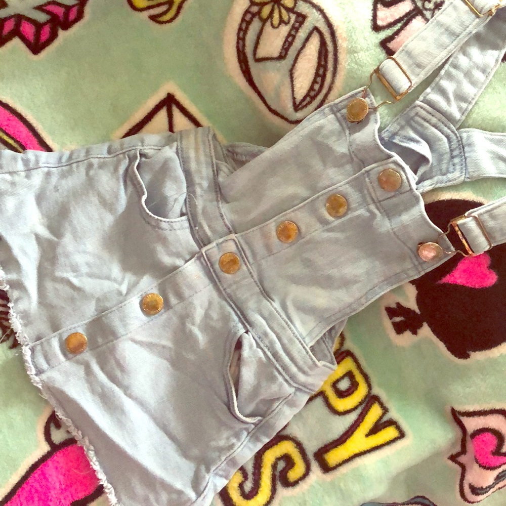 Jean Skirt Overalls ❤️